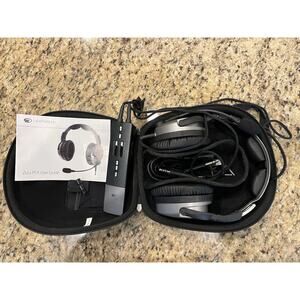 Lightspeed Zulu PFX ANR Single Helicopter Plug with Dual Plug Adaptor Headset